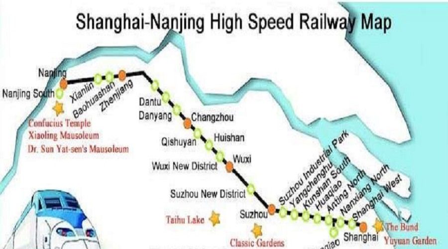 shanghai to nanjing train