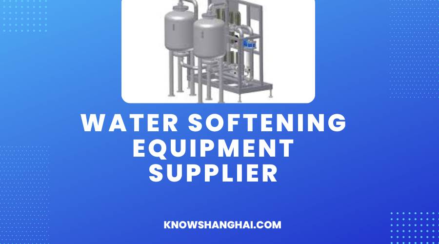 water softening equipment supplier